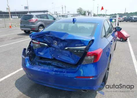 2022 Honda Civic Sport z USA, uszkodzony, nr VIN 2HGFE2F57NH553386